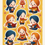 Indian Gods - Religious - Stickers Sheet v20